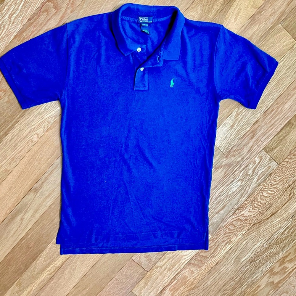 Polo by Ralph Lauren size Large Navy Blue  Collared Shirt
